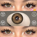 Yeknu  Color Contact Lens Black Lenses Natual look Brown Beauty Pupils Makeup Blue Contact Gray Eyes Women Cosmetic Fashion Lens