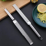 Yeknu  20cm Kitchen Grater Lemon Citrus Fruit Peeler Ginger Garlic Long Chocolate Grater Cheese Spices Stainless Steel Grater Kitchen