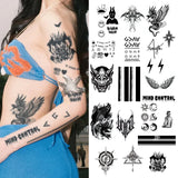 Yeknu  1Set of 20Pcs Waterproof Temporary Tattoo Stickers, Long-lasting Waterproof for One to Two Weeks, Suitable For Arm, Chest, Leg