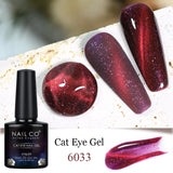 Yeknu  Transparent Cat Eye Gel Nail Polish 10ml UV Nail Art Semi Permanent Lakiery Hybrydowe Magnet SPAR Lacquer Gel Vernis Soak
