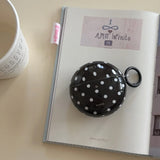 Yeknu  Simple polka dots on black background, suitable for Huawei FreeClip2 earphone case freebuds7i earphone case 6i case se2