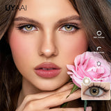 Yeknu  NEW Colored Contact Lenses Natual Pupils Gray Contacts Lenses Green Pupils Women Makeup Blue Pupils Cosmetic Black Lenses