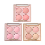 Yeknu  Korean Blush Pallete Expansive Color Brightening Face Contouring Shadow Blusher Long-lasting Tint Cheek Korean Makeup Cosmetics