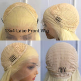 Yeknu  Ginger Orange Long Curly Lace Wig Cosplay Wig Halloween Synthetic Long Hair Role Play Wig for Women Girls Lace Front Wig