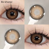 Yeknu  New 1 Pair Colored Contact Lenses with Prescription Myopia Lenses Degree Colored Pupils Year Disponible