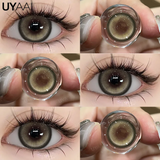 Yeknu  Contact Lens Makeup Red Lens Cosplay Colored Pupils Cosmetics Natual Black Lens Woman Pink Pupils Color Contacts Blue lens