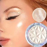 Yeknu  Dual Tone Highlighter Palette 3D Effect Shimmer Matte Contour Powder Face Illuminator Makeup