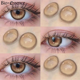 Yeknu  1 Pair Colored Contact Lenses With Prescription Myopia Lenses Brown Contact Lenses High Quality Natural Lenses