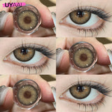 Yeknu  [Free Gift] Color Contact Lenses for Eyes Brown Fashion Lenses Blue Color Eye Lenses Discounts Purple Y2K Lenses Colorcon