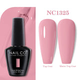Yeknu  15ml Orange Color Nail Gel Polish Semi Permanent Red Pink Gellack Nail Art Salon Soak Off UV LED Glitter Nail Gel Varnish
