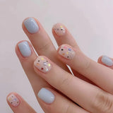 Yeknu  24 PCs Fake Nails with 1 Nail Glue and 1 Nail File