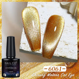 Yeknu  Transparent Cat Eye Gel Nail Polish 10ml UV Nail Art Semi Permanent Lakiery Hybrydowe Magnet SPAR Lacquer Gel Vernis Soak