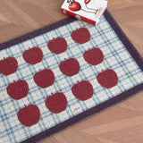 Yeknu  Fruit PVC Welcome Doormat Korean Style Cuttable Apple Pear House Entrance Mat Carpet Anti Dust Pad Outdoor Aesthetic Home Decor