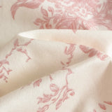Yeknu Bedding Set 100% Cotton Bed Linen Set Floral Style Bedclothes Skin-friendly Bedsheet Set for Home Duvet Cover Set