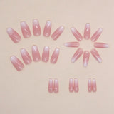 Yeknu  24 PCs Fake Nails with 1 Nail Glue and 1 Nail File