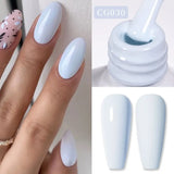 Yeknu  10ml Gold Glitter Gel Nail Polish Crystal Semi Permanent Soak Off UV Gel Varnish Nail Art Manicure Base Top Coat