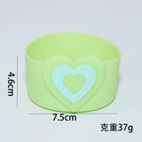 Yeknu  1PC Silicone Heart Straw Covers Reusable Star Straw Toppers Drinking Caps Straws Stopper for Stanley 10mm Tumbler Accessories
