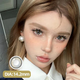 Yeknu  Blue Contact Lenses for Eyes Fashion Color Pupils Beauty Green Lenses Natural Eye Color Lenses for Myopia 1 Pair Cosplay