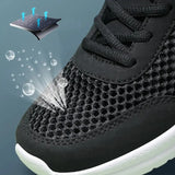 Yeknu  Large Size 46 Comfortable Men's Shoes Light Fashion Casual Sports Shoes Breathable Flying Mesh Top Loafers zapatillas de deporte