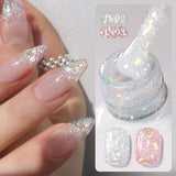 Yeknu  10ml Elven Light Jelly Gel Polish Vernis Semi Permanent Nail Art Manicure Soak Off LED UV Gel Nail Supplies