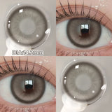 Yeknu  2pcs Myopia Color Contact Lenses for Eyes with Prescription Beauty Pupils Makeup Eye Color Lenses Fashion Blue Lenses