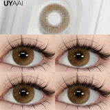 Yeknu  NEW Contact Lenses Beauty Eye Color Lenses Black Lens Fashion Eye Beauty Makeup Lenses Soft and Comfortable Blue Contacts