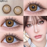 Yeknu  Color Contact Lenses for Eyes Korean Lens Natural Big Eye Lenses Brown Lenses Blue Eye Contact Green Color Lens Eye