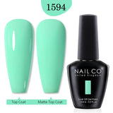 Yeknu  10ml Pearl Shell Color UV Gel Nail Polish Semi Permanent Golden Nail Art Gel Varnish Hybrid Nail Gel Polish Manicure Base