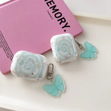 Yeknu  Smudged star butterfly suitable for airpods4 earphone cover pro second generation airpodspro2 protective cover