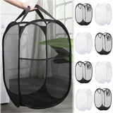 Yeknu  Collapsible Pop-up Mesh Laundry Basket Portable Clothes Hamper for Easy Washing and Storage of Dirty Clothes Socks Toys Sundries