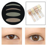 Yeknu Invisible Double Eyelid Sticker 2400PCS Lace Eye Lift Strips Self-adhesive Double Eyelid Tapes Clear Beige Eye Tapes Makeup Tool