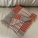 Yeknu 2025 new cotton gauze shawl bath towel travel blanket multi-layer gauze multi-functional sofa towel blanket adult
