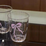 Yeknu  3D Colorful Stars Glass Cup High Borosilicate Glass Transparent Drink Water Cup  Milk Coffee  Juice  Glass