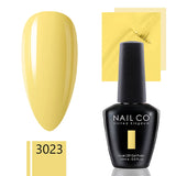 Yeknu  15ml Gel Nail Polish Semipermanente Varnishes Lacquer Esmalte Black White Color UV Lakiery Hybrydowe Vernis Gellak Polish
