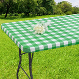 Yeknu  Olanly Rectangle Vinyl Table Cover Stretch Waterproof Table Covers Fitted Tablecloth For Home Party Camping Table Cloth Outdoor