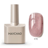 Yeknu  Cherry Red Gel Nail Polish 12ml Glossy Semi Permanent Soak Off UV LED Frosted Gel Nails Painting Varnish