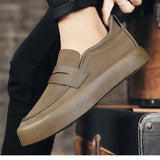 Yeknu  Men Casual Luxury Loafers Summer New Slip on Breathable Moccasins Fashion Breathable Male Driving Single Shoes