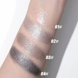 Yeknu  Gorgeous Glitter Eyeshadow Long Lasting Waterproof Pearlescent Glitter Shimmer Eye Shadow Eyes Body Glitter Makeup Cosmetics