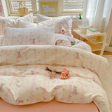 Yeknu Print Quilt Cover Girls Room Bedding Duvet Cover Skin-friendly Comforter Cover funda nordica (Pillowcase Need Order)