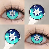 Yeknu  Cosplay Contact Lenses Cosmetic Colored Pupils Hallowen Contacts Beauty Women Makeup Blue Lens Eye Contact Cosplay Pupils