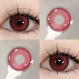 Yeknu  1 Pair Korean Lenses Colored Contact Lenses Y2K Lenses Cosplay Lenses Pink Lenses Green Lenses