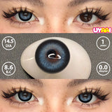 Yeknu  Color Contact Lens Black Lenses Natual look Brown Beauty Pupils Makeup Blue Contact Gray Eyes Women Cosmetic Fashion Lens