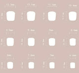 Yeknu  24pcs Gold Powder Explosion Flash Press on Nail French Style Artificial Fake Nails Seamless Removable False Nail
