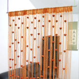 Yeknu  Thiened No-Drill Rose Line Curtain Modern mat Living Room Partition Baund Decorative Hanging Door Curtain