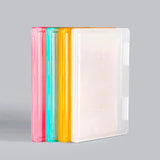 Yeknu  1pc Multi-layer Portable File Box Waterproof Contract Storage Box A4 Plastic PP File Box  Portable Transparent File Box