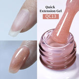 Yeknu  Jelly Transparent Gel Nail Polish Nude Pink  Color UV Soak Off Gel Varnish Jade Nail Art Gel 10ml Design Manicure