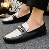 Yeknu  Men's Casual Shoes Soft Comfortable Driving Moccasins Slip on Loafers Shoes for Man Light Flat Walking Shoes zapatillas hombre