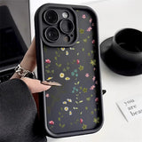 Yeknu  Cute Flower Phone Case For iPhone 11 Case iPhone 15 13 16 17 12 14 Pro Max XR X XS 7 8 Plus SE Anti-drop Shockproof Cover Funda