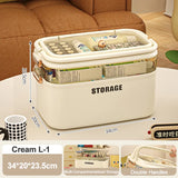 Yeknu  Large Capacity Family Medicine Organizer Storage Box Multifunctional First Aid Kit Pill Container Emergency Pharmacy Box
