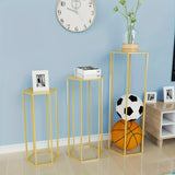 Yeknu  Large 6-sided 3-piece Storage Rack, Vase Decoration Bottle, Home Decoration, Party Decoration, Placing Cakes, Bouquets